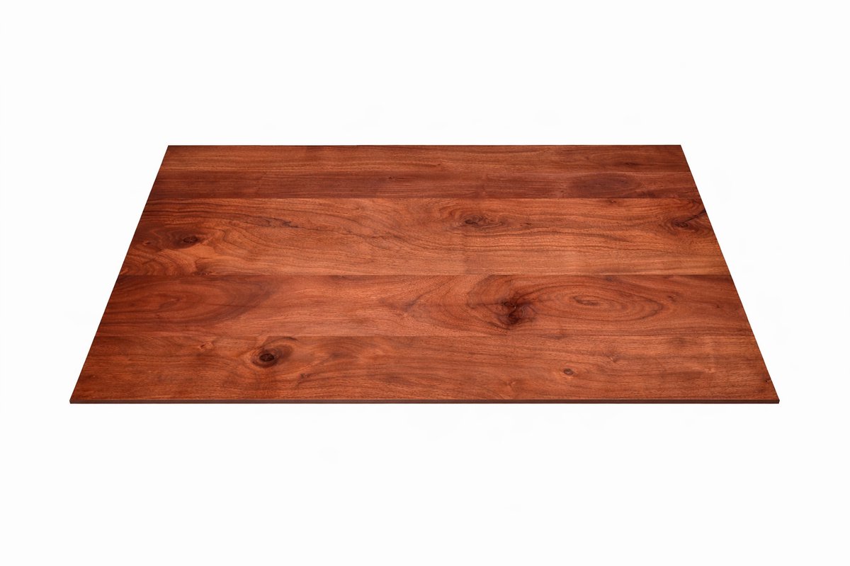 tafelblad - 120x70 - cm - massief - rood acacia - acaciahout - bewerkt - horeca - bistro - restaurant - industriele - tafelbladen - 120x70x2,8 - cm