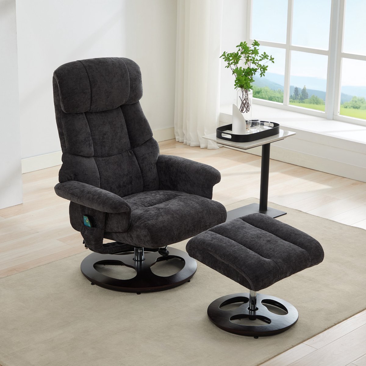 Yeelane Relaxfauteuil Massage en Verwarming 360° Draaibaar - Yeelane - €284,99