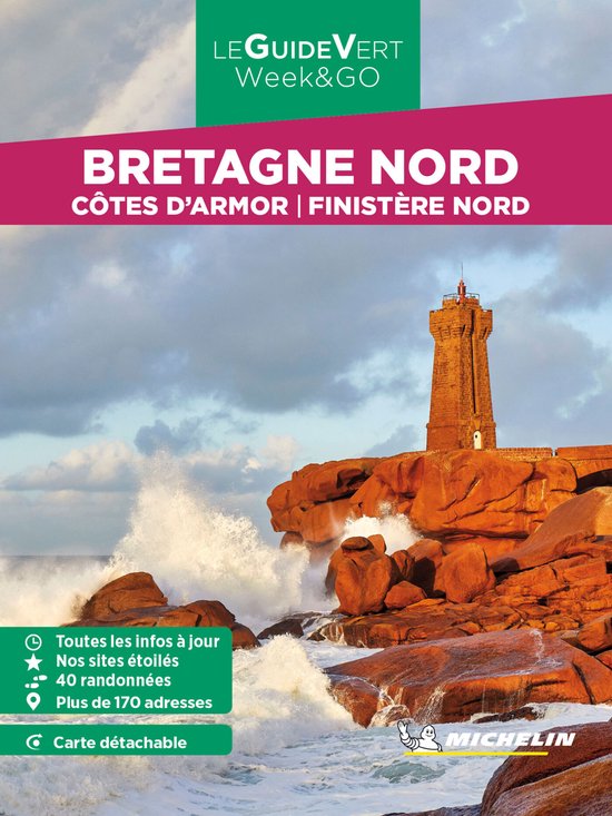 Le guide vert week&go- Bretagne Nord GVF mich Côtes d'Armor/ Finistère Nord