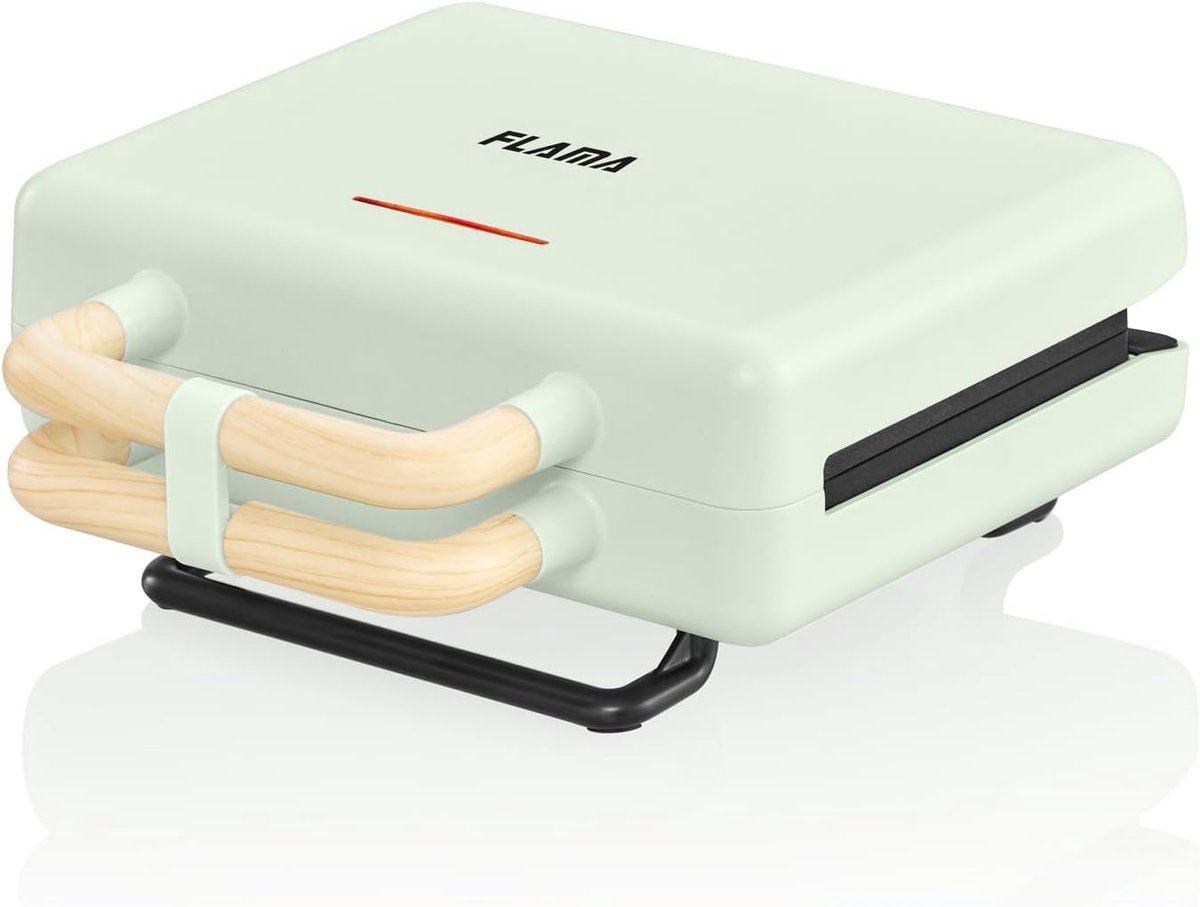 Uittrekbare Keuken Grillplaat - Compact Formaat 22,5 x 13 cm - Groen