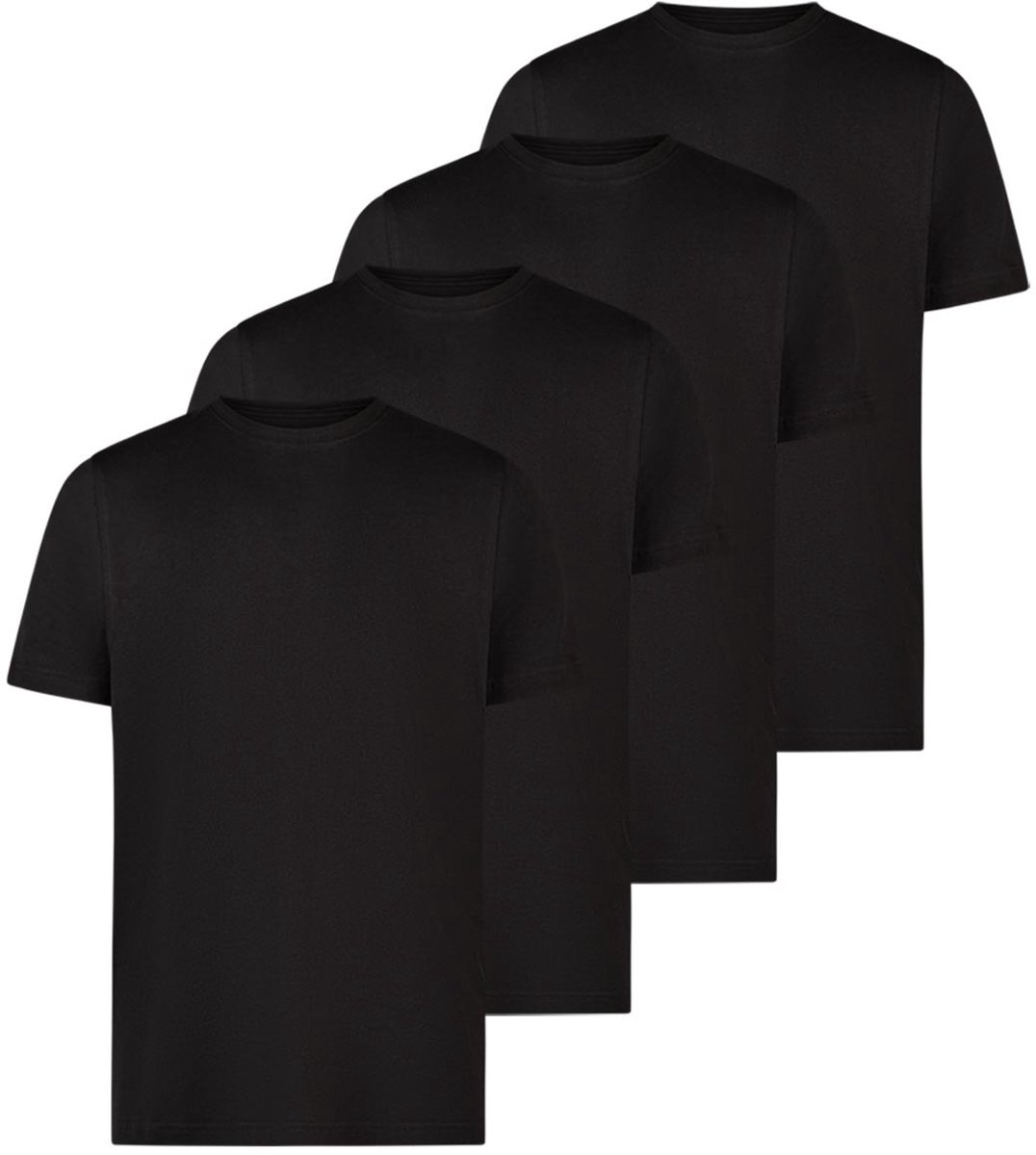 LERROS Heren t-shirt 4 pack Basic