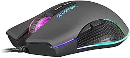 Geavanceerde Gaming Muis USB 6400 DPI met 7 Knoppen en RGB Verlichting van Merkloos — afbeelding 2