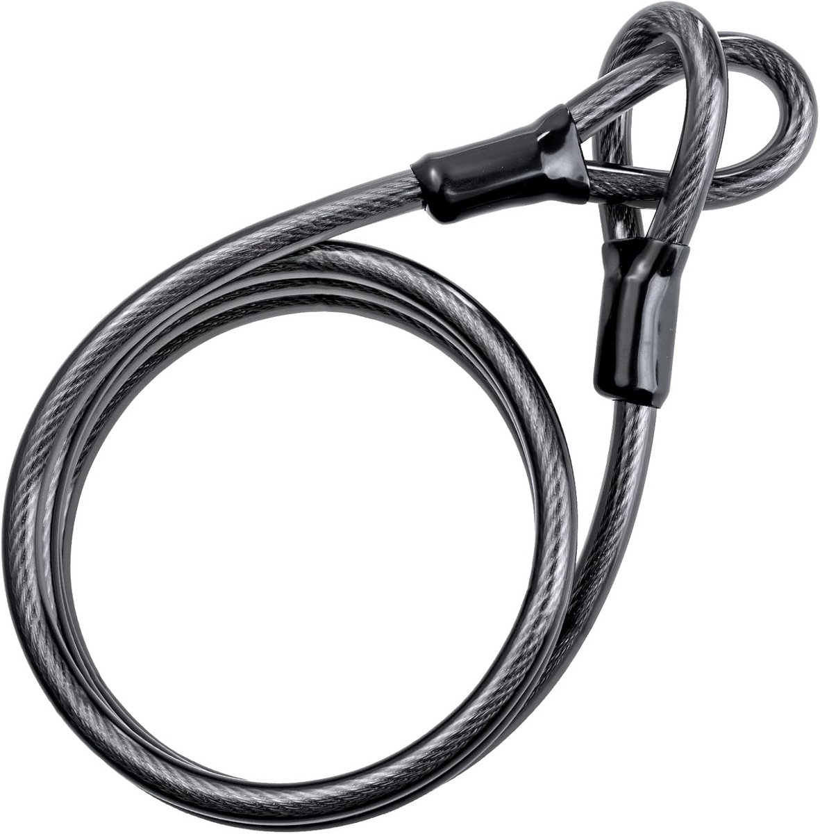 Veiligheidskabel van Staal voor Fiets, Motor of Scooter - 1.2m of 2m Lengte