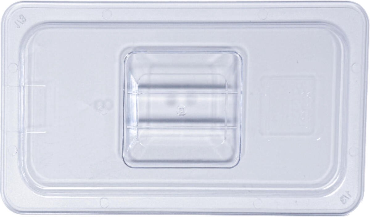 Ziva GN 1/3 Polycarbonaat Deksel - Gastronorm Deksel - 325x176mm Afmetingen - Duurzaam Transparant Polycarbonaat Materiaal - Voedselveilig Deksel - Professioneel Keuken Accessoire voor GN Containers