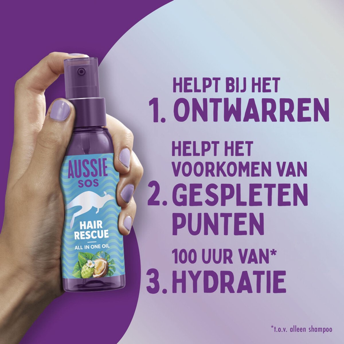Aussie SOS Haarolie - 6 x 100 ml - Voordeelverpakking