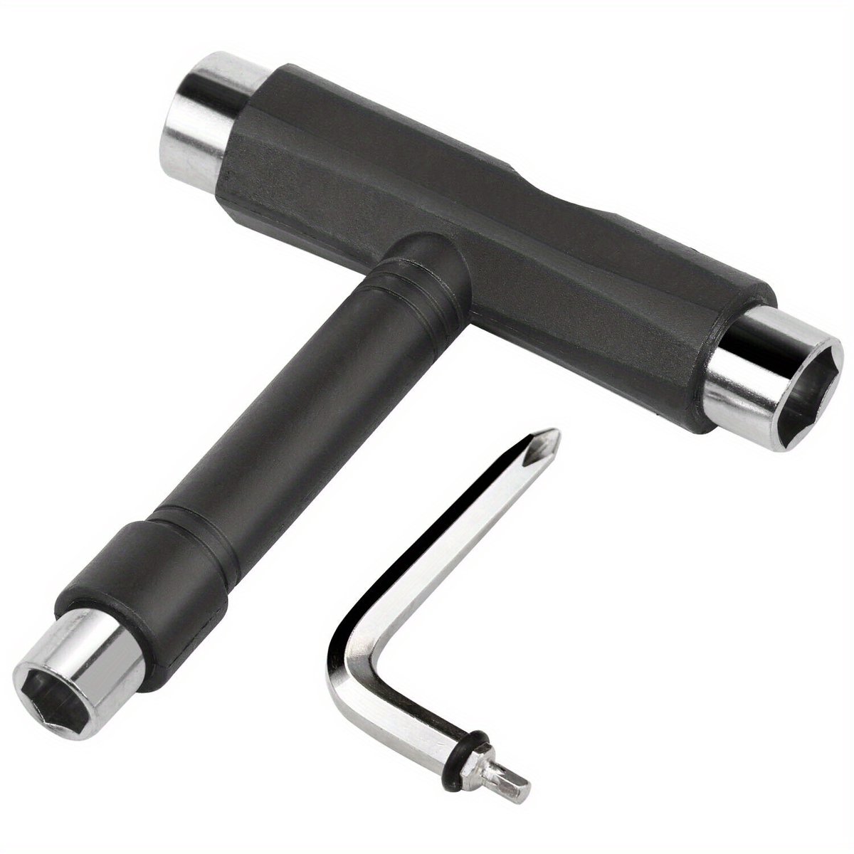 Livé® Skateboard Multitool – 5-in-1 Scooter & Skate Gereedschap Zwart
