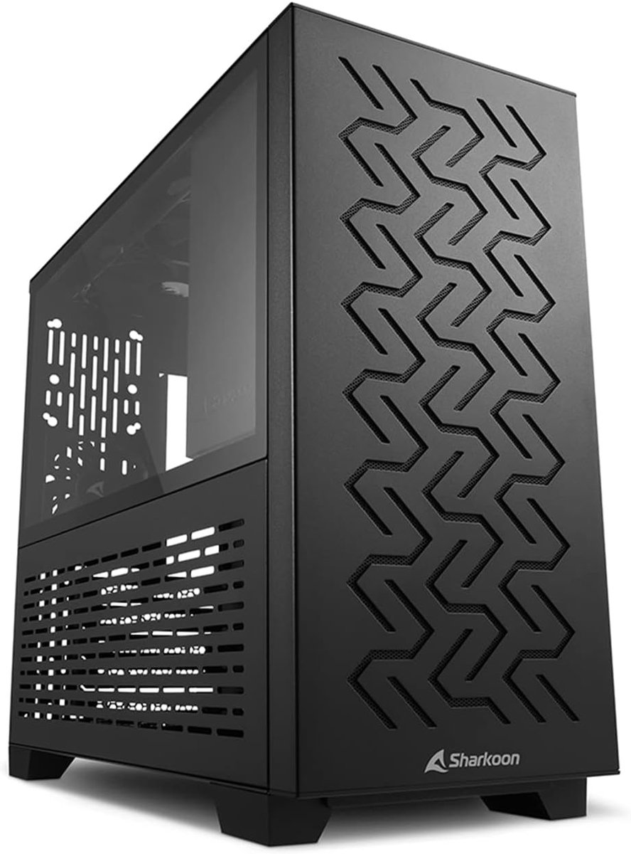Compacte Micro-ATX PC Behuizing met Gehard Glazen Zijpaneel en Uitstekende Koeling