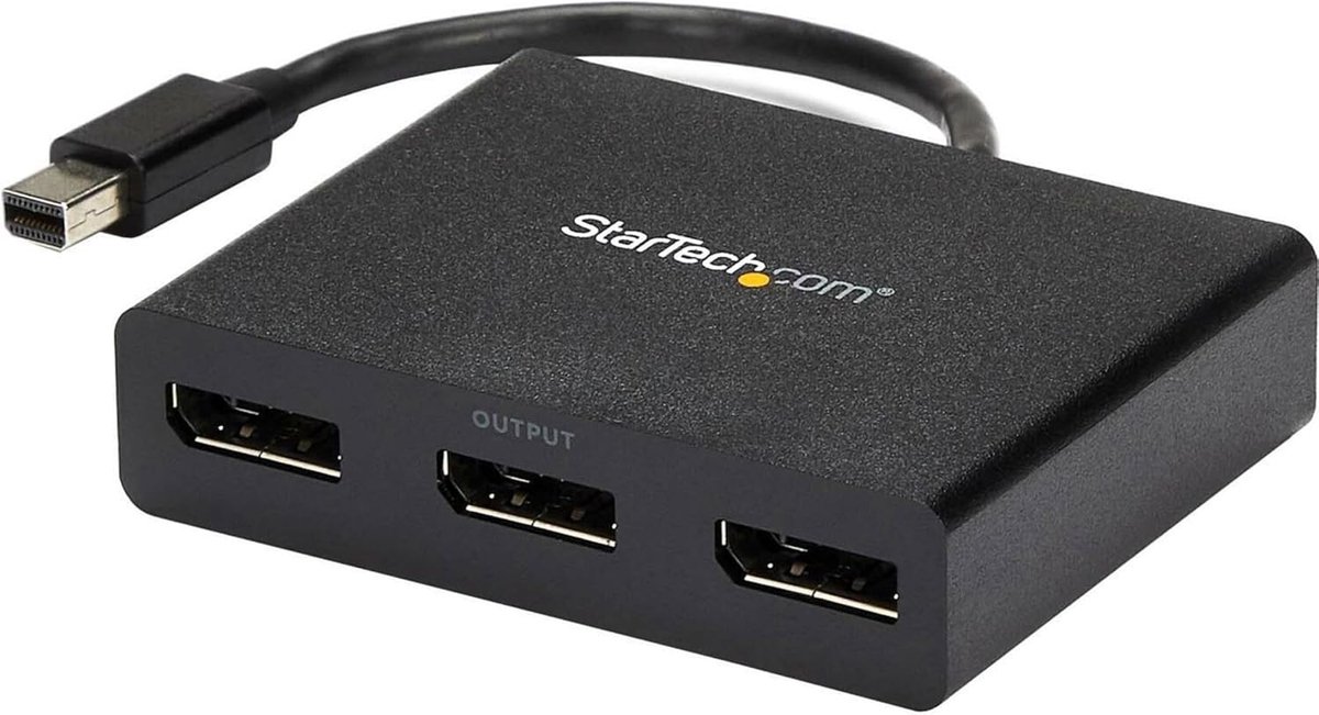 Mini DisplayPort naar 3x DisplayPort MST Hub voor Multi-Monitor Setup