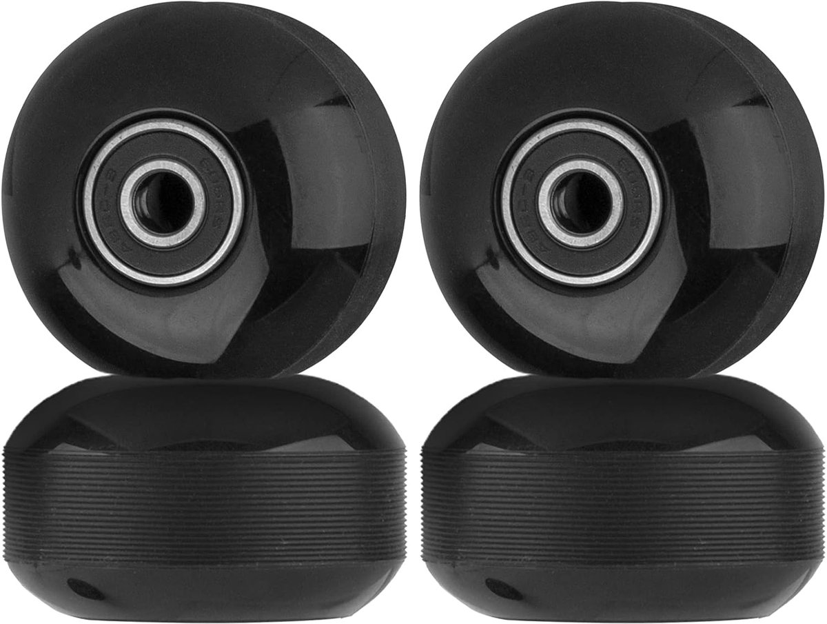 Set van 4 Harde Skateboard Wielen 52mm 95A met ABEC-9 Lagers voor Tricks en Cruising