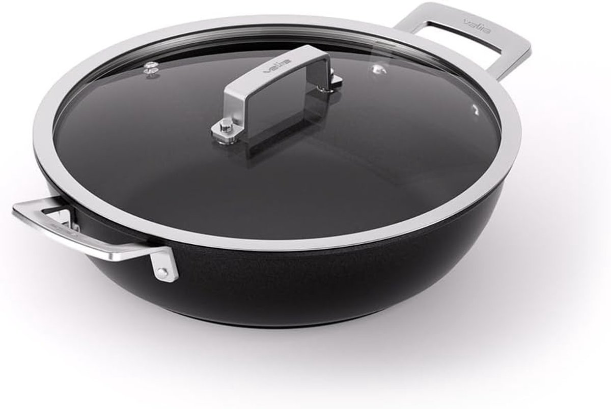 Mediterrane Ovenschaal met Deksel 28 cm - Ruimtebesparend en Duurzaam