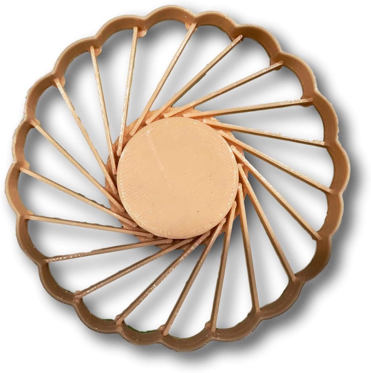 Cirkel Vorm Koekjesvorm - Duimafdruk Stempel - 6,35 cm