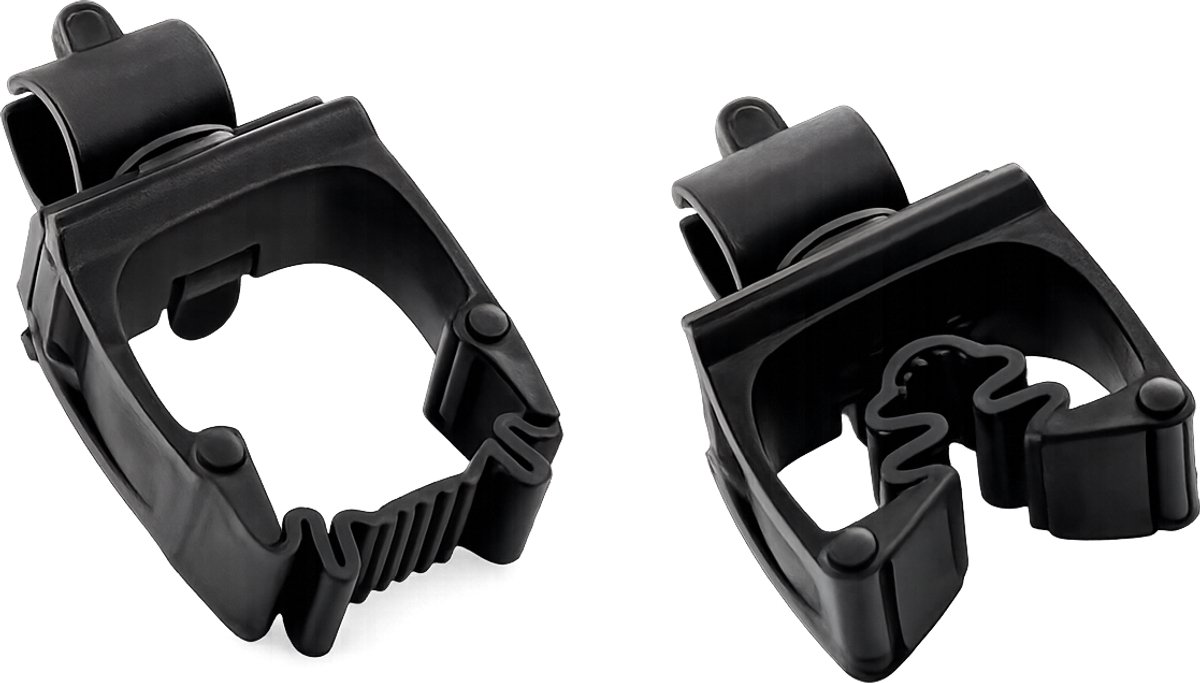 Sundo Wandelstok klem voor buisdikte 22 mm - Wandelstokdikte 15-35 mm - Zwart