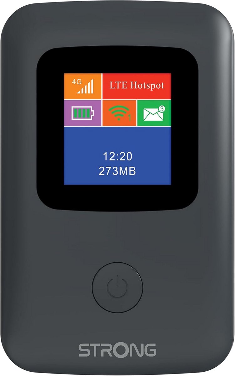 Draagbare 4G WiFi Hotspot met Scherm, 150 Mbit/s Router voor Onderweg