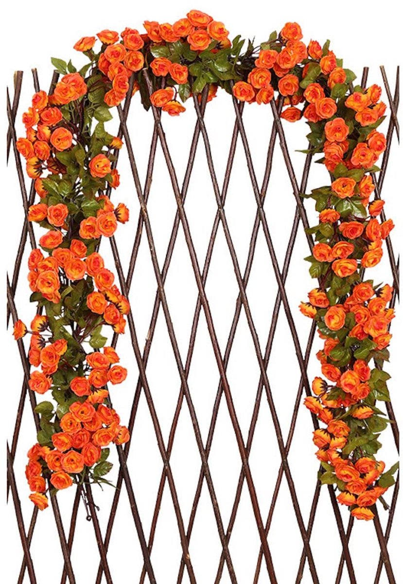 Set van 3 Kunstmatige Rozenkransen - Decoratief Voor Bruiloften en Tuin - Gemakkelijk te Gebruiken en Onderhouden