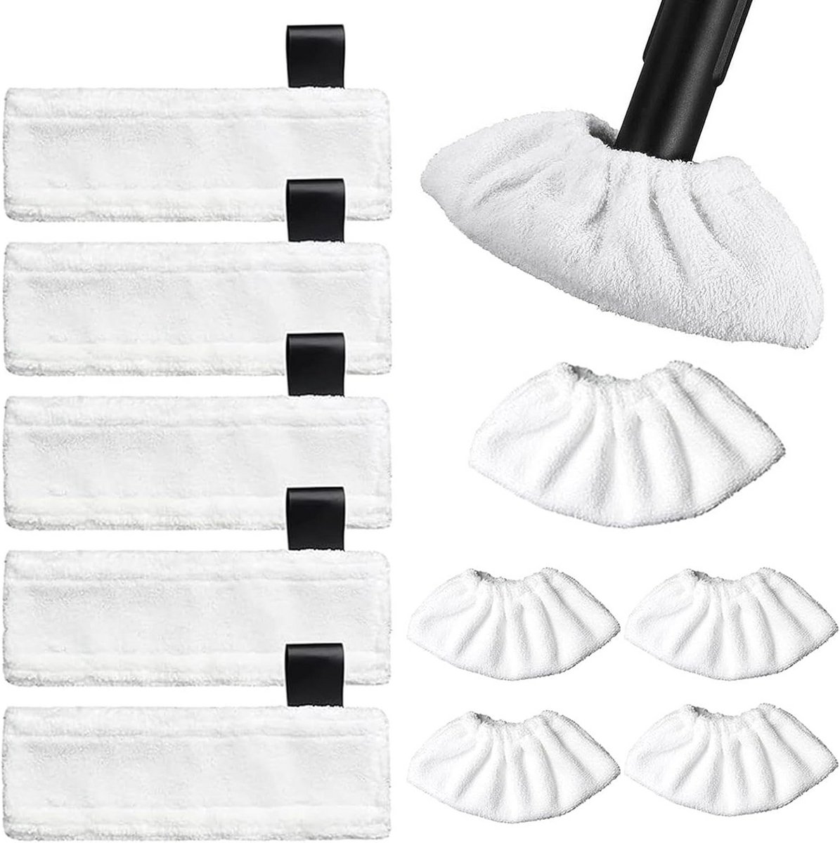 10x Microvezel Stoomreiniger Doeken Set - Geschikt voor Diverse Stoomreinigers