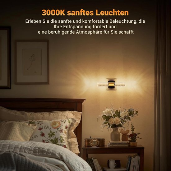 Draaibaar Nachtlampje met Schemeringssensor en Dimfunctie, Warm Wit Licht — afbeelding 3