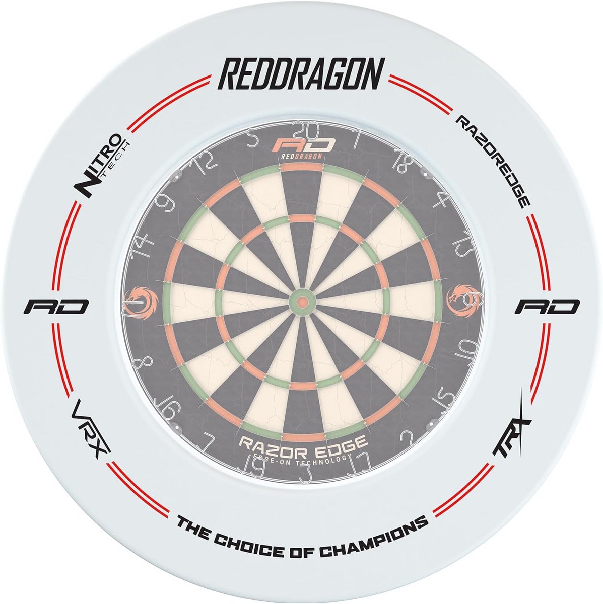 Dartbord Omranding Wit - Beschermrand voor Dartborden