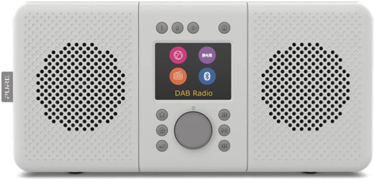 Alles-in-één Stereo Internetradio met DAB+, FM, Bluetooth en Muziekstreaming - Steengrijs