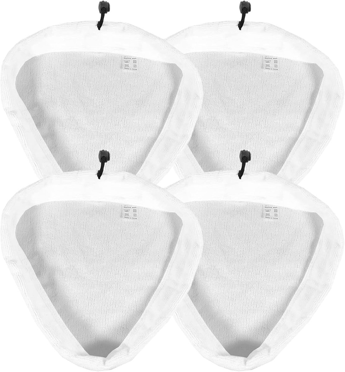 Microvezel Dweilhoezen voor Stoomreiniger Mop Vervanging Pads (Set van 2, 4, 6 of 8)