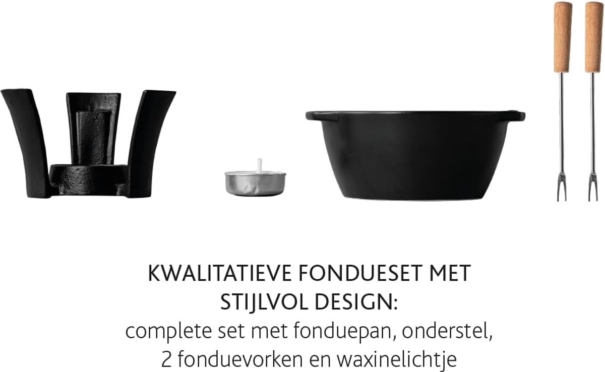 Kaasfondue Pan - Fondueset Elektrisch - Anti-aanbak - Kookaccessoire – foto 5