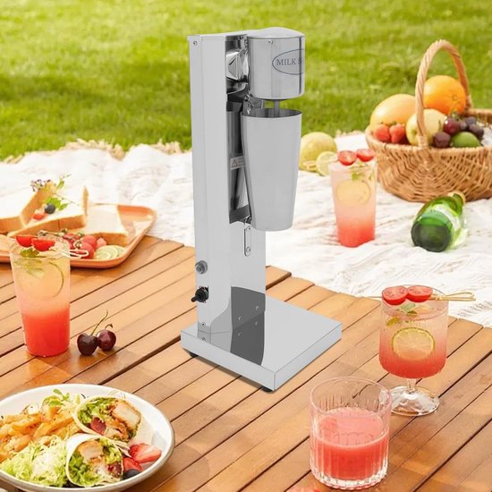 Milkshake Machine - Drank mixer - Drankjes Maken - Dubbele Snelheid Motor - 650 ml Cup - Zilver — afbeelding 4