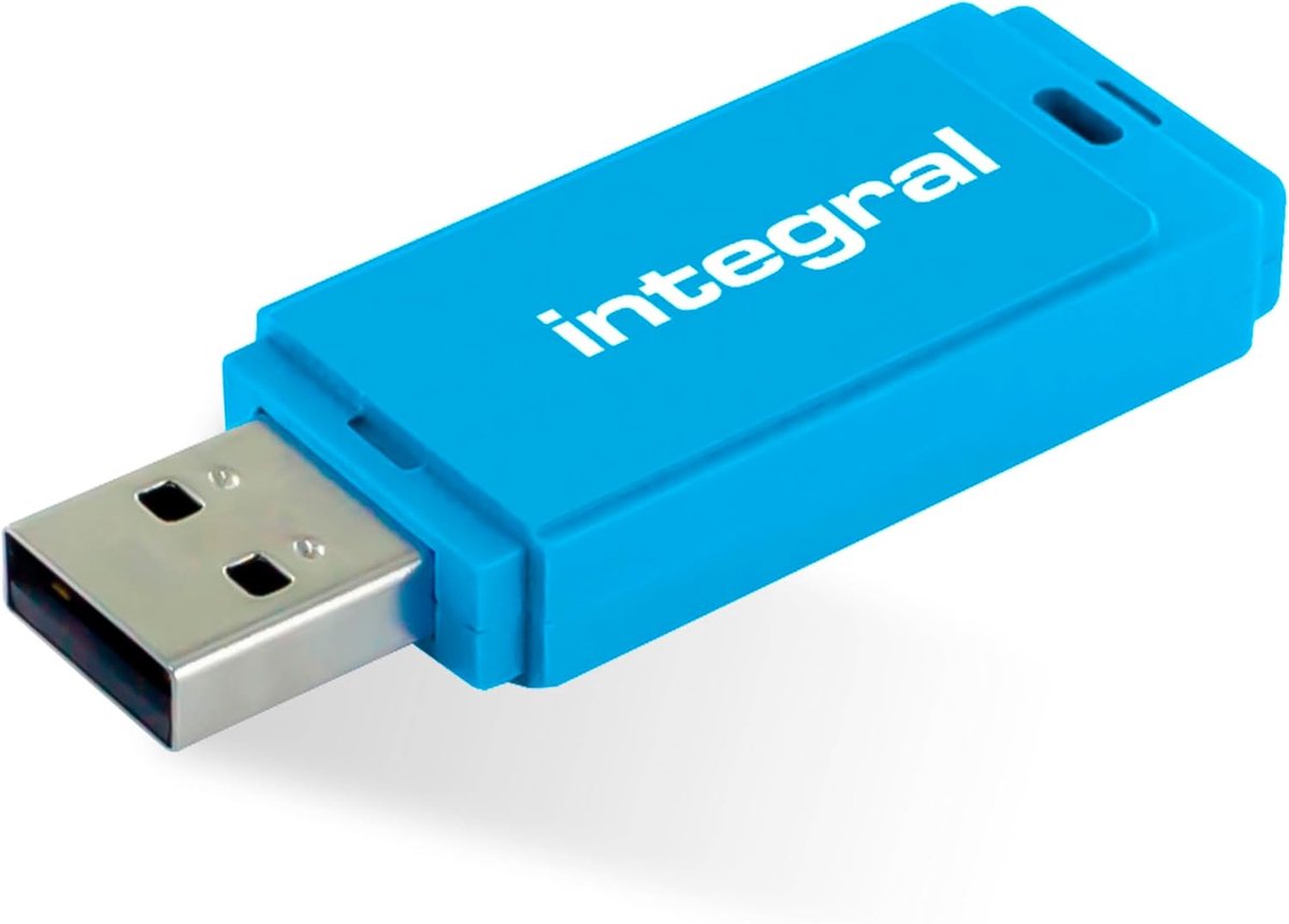 128GB USB 2.0 Geheugenstick Blauw voor Snelle Dataoverdracht
