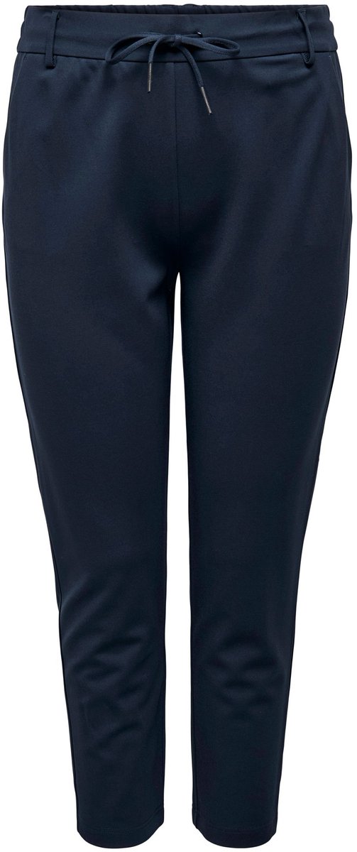 ONLY CARMAKOMA Dames Stijlvolle Broek Poptrash Paperback Stretch Broek Grote Maat Curvy Plus Formaat