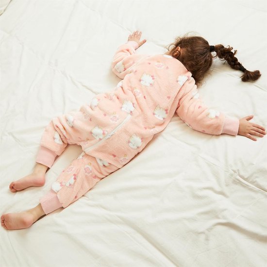 Warme winterslaapzak met voeten en mouwen voor baby's — afbeelding 4