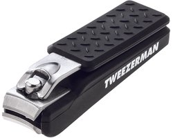 Tweezerman Precision Grip Nagelknipper – Professionele RVS Nagelknipper Met Antislip Handgreep - Gebogen Precisiebladen Voor Nauwkeurig Knippen Van Vingernagels - Duurzame Manicure Tool