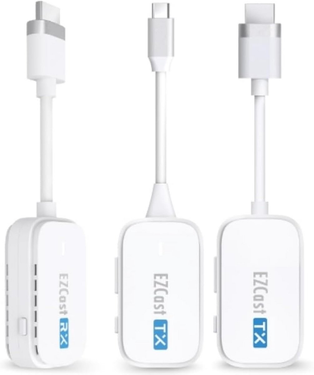 Draadloze HDMI en Type-C Zender en Ontvanger Set voor Projector en Laptop