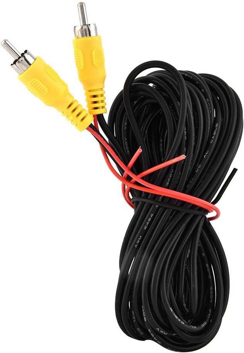 6 Meter AV Videokabel Man-Man voor Auto Achteruitrijcamera | Duurzame Verbindingskabel