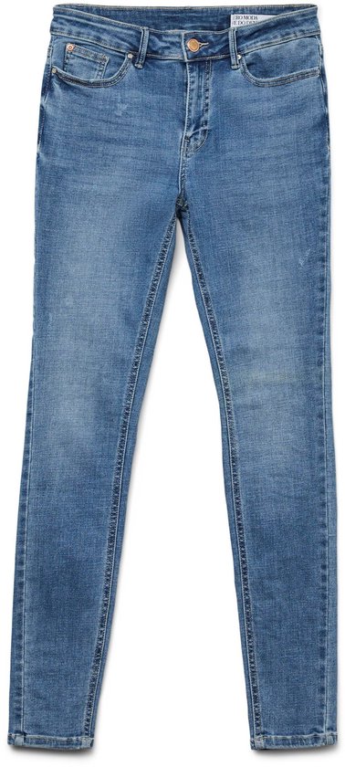 Vero Moda Jeans Vmflash Mr Skinny Jeans Li347 Ga No 10300173 Denim Blue Medium taille femme - W26