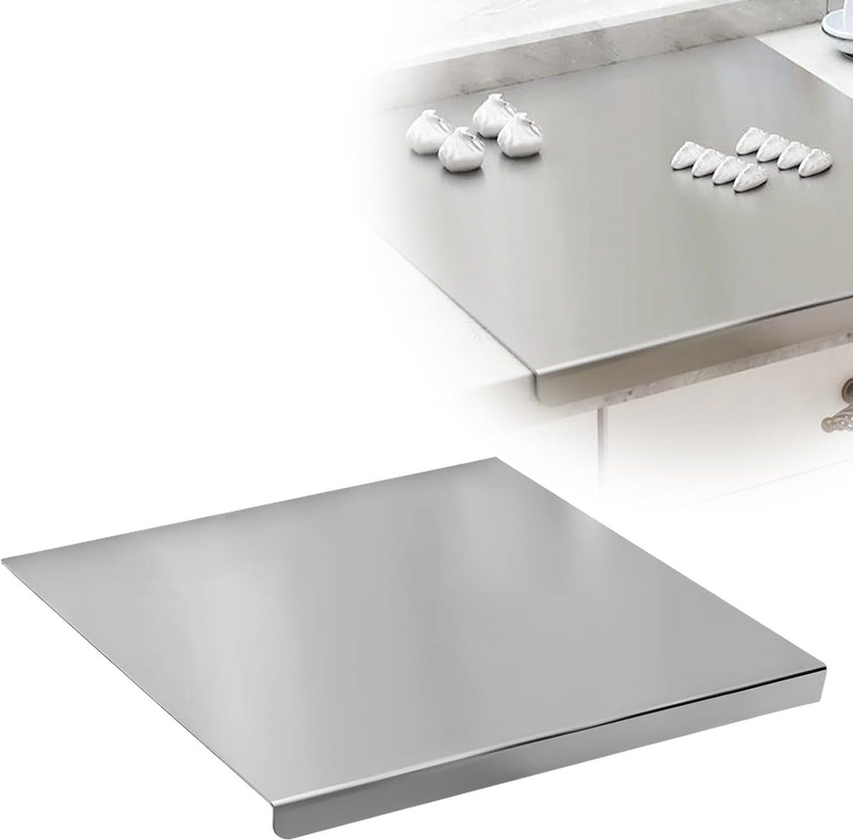 RVS Snijplank 40x30 cm Antislip Kneedmat Werkblad voor Taart, Brood en Deeg
