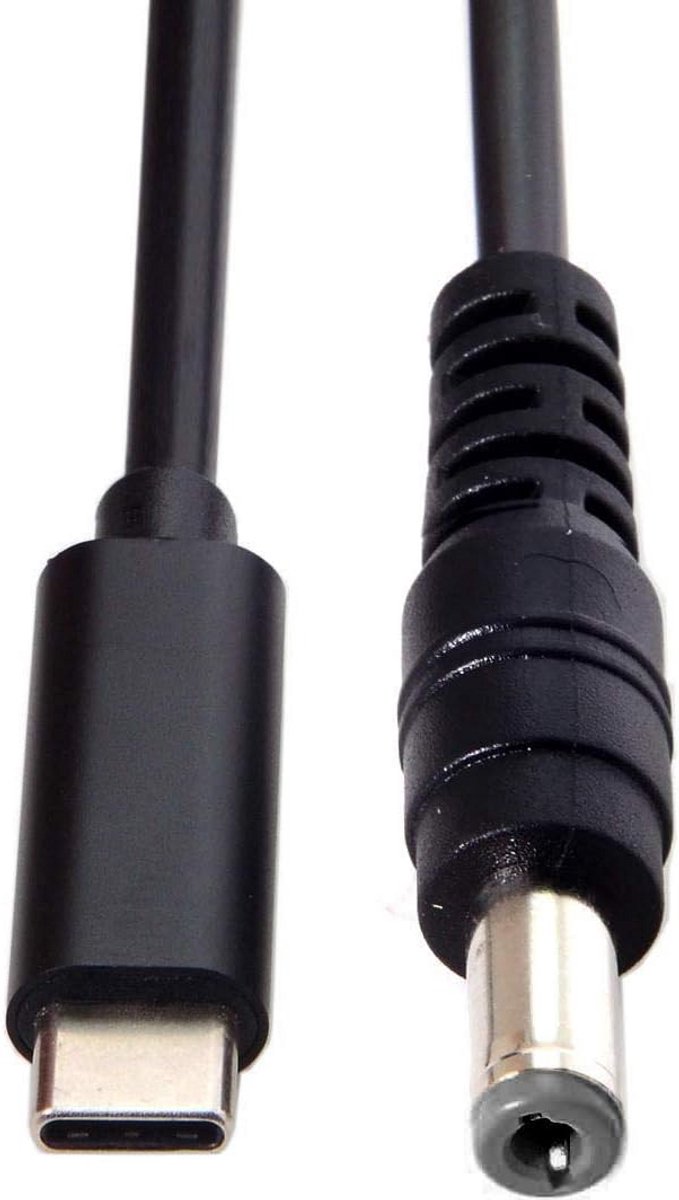USB-C naar DC 5.5 x 2.1mm Adapter Kabel voor Laptop Opladen (PD Trigger)