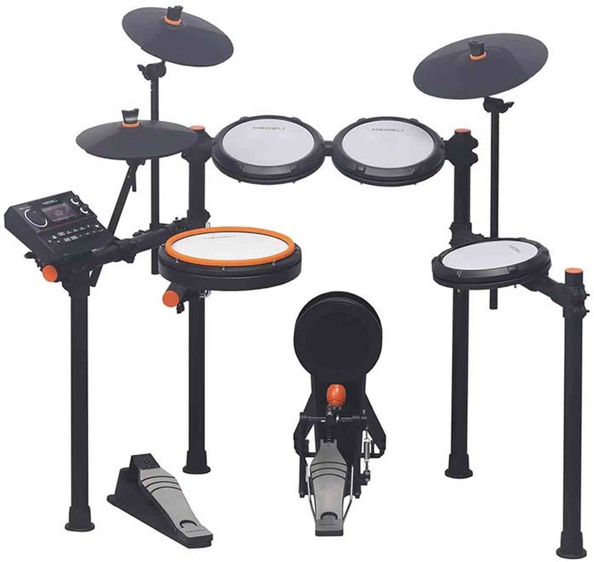 Medeli MZ537 Elektronisch Drumstel met Mesh Pads, Bluetooth Audio, USB-MIDI en 31 Drumkits