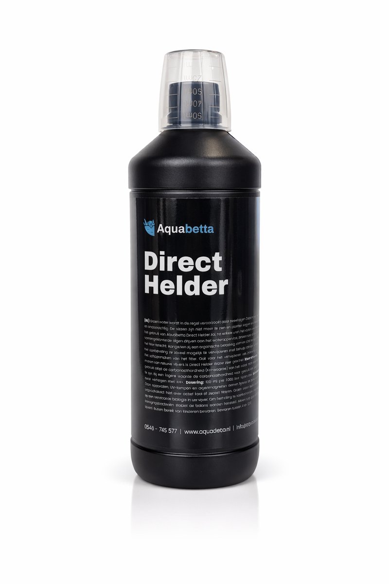 Aquabetta Direct Helder 1L - Tegen zweefalgen - Binnen een paar uur helder water - Ook voor het verwijderen van zwevend vuil - Helder maken van nieuwe vijvers