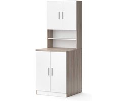 Hoog Smal Badmeubel Kast Boven Wasmachine Opslagruimtebadkamerkast