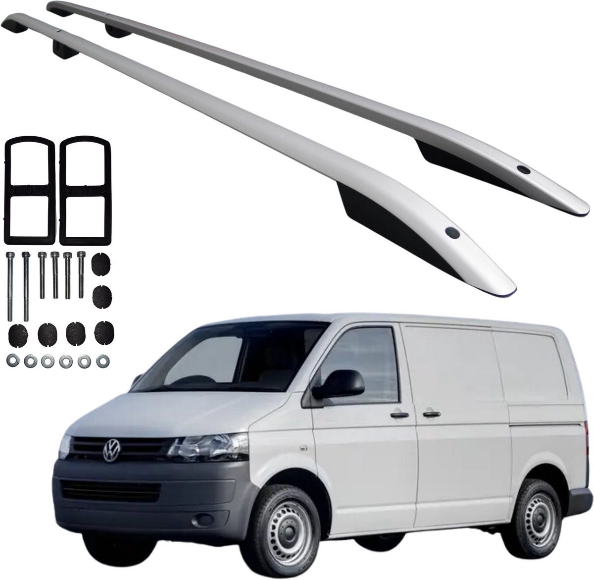 Dakrails VOLKSWAGEN TRANSPORTER T5 T6 kort vanaf 2003