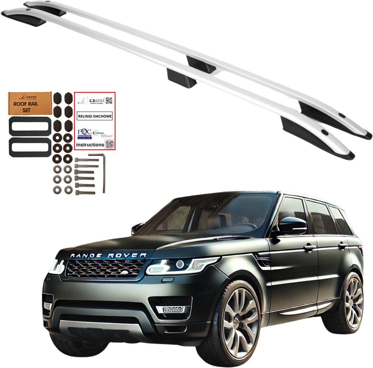 Dakrails LAND ROVER RANGE ROVER SPORT 2013-2022 Massief aluminium