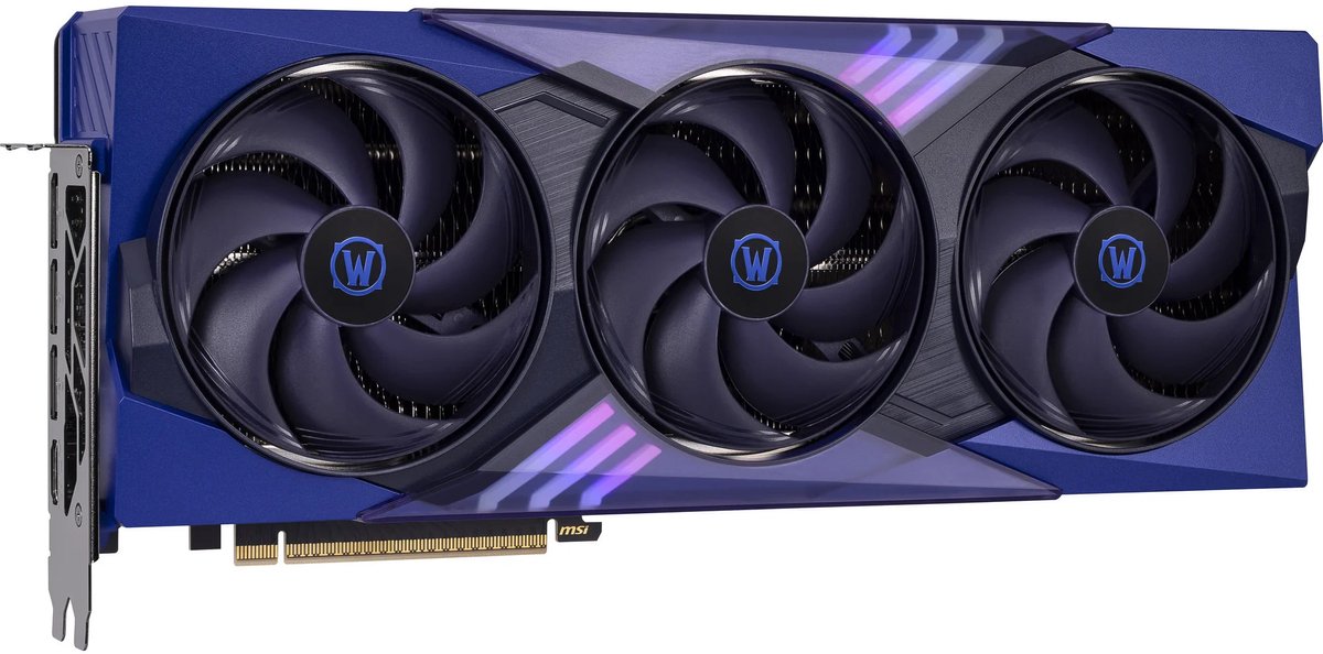 MSI GeForce RTX 5070 12GB GDDR7 PCIe 5.0 Gaming Videokaart World of Warcraft Design HDMI 2.1b 3x DisplayPort - Afbeelding 3