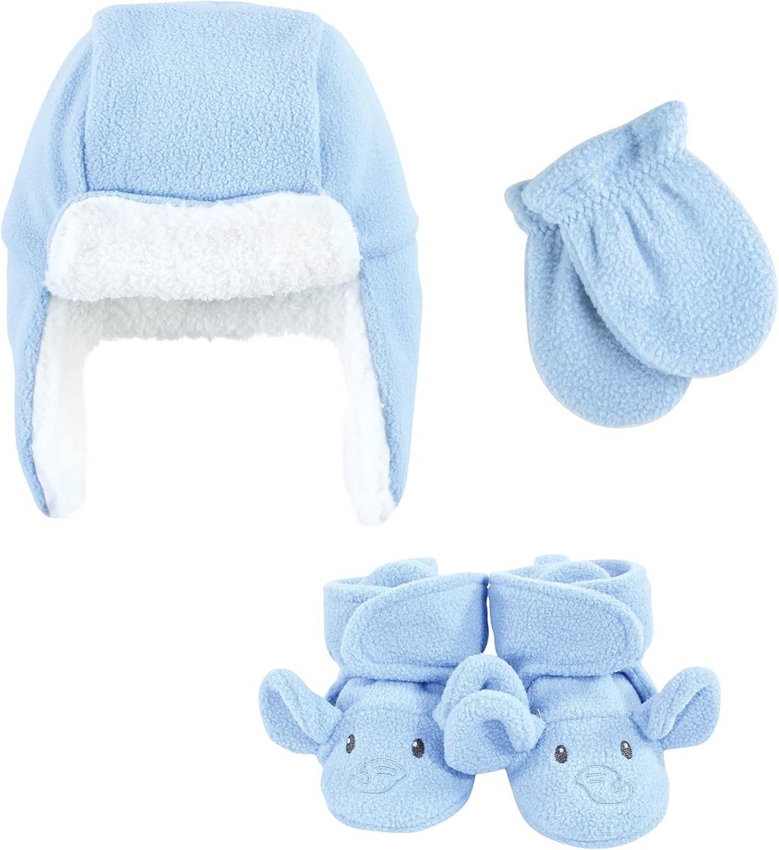 Babymuts, Wantjes en Laarsjes Set - Warme Winter Set voor Baby's