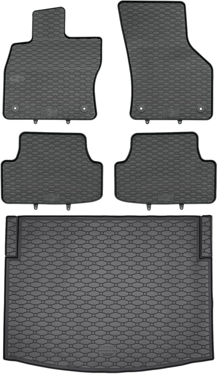 Max-Dywanik Rigum RKK + Geyer - Bagażnik en Dywaniki - Seat Leon IV - 03.2020 - Zwart