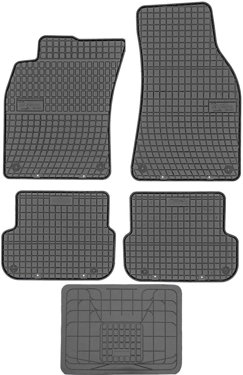Max-Dywanik Frogum - Autostoelbeschermer - Audi A6 C6 - Zonder Stoppers - Zwart