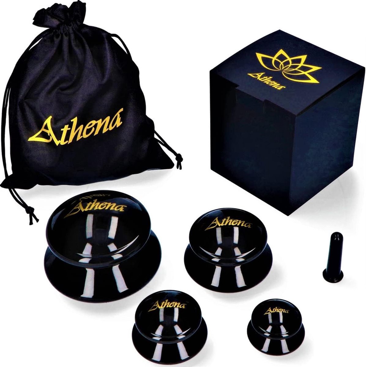 Silicone Cupping Set voor Cellulite Massage: Gezicht, Armen en Benen