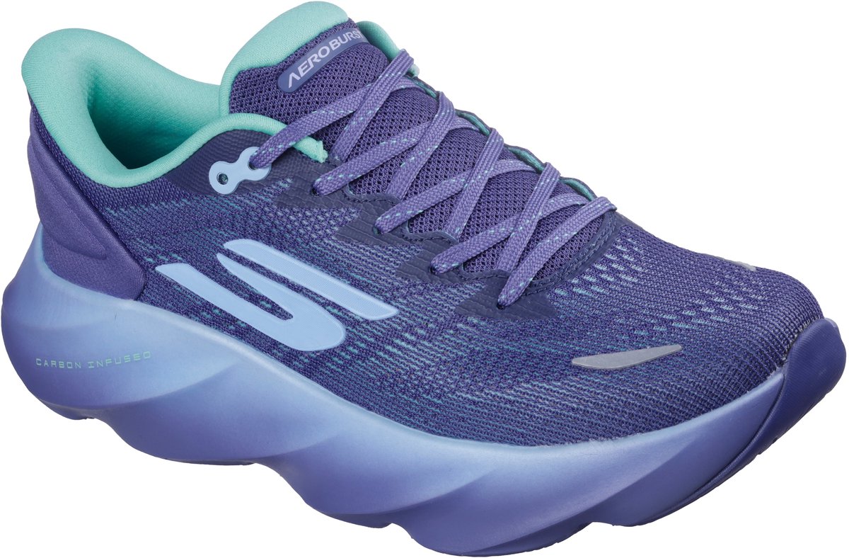 Skechers SKX AERO BURST Dames Sportschoenen - Periwinkle / Aqua