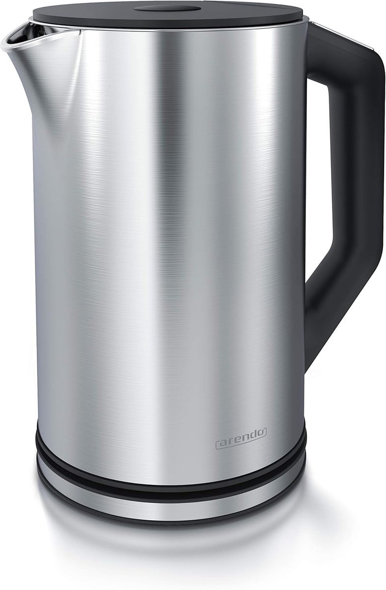Waterkoker RVS met Variabele Temperatuurinstelling 40-100 Graden, Dubbelwandig en 1.5L