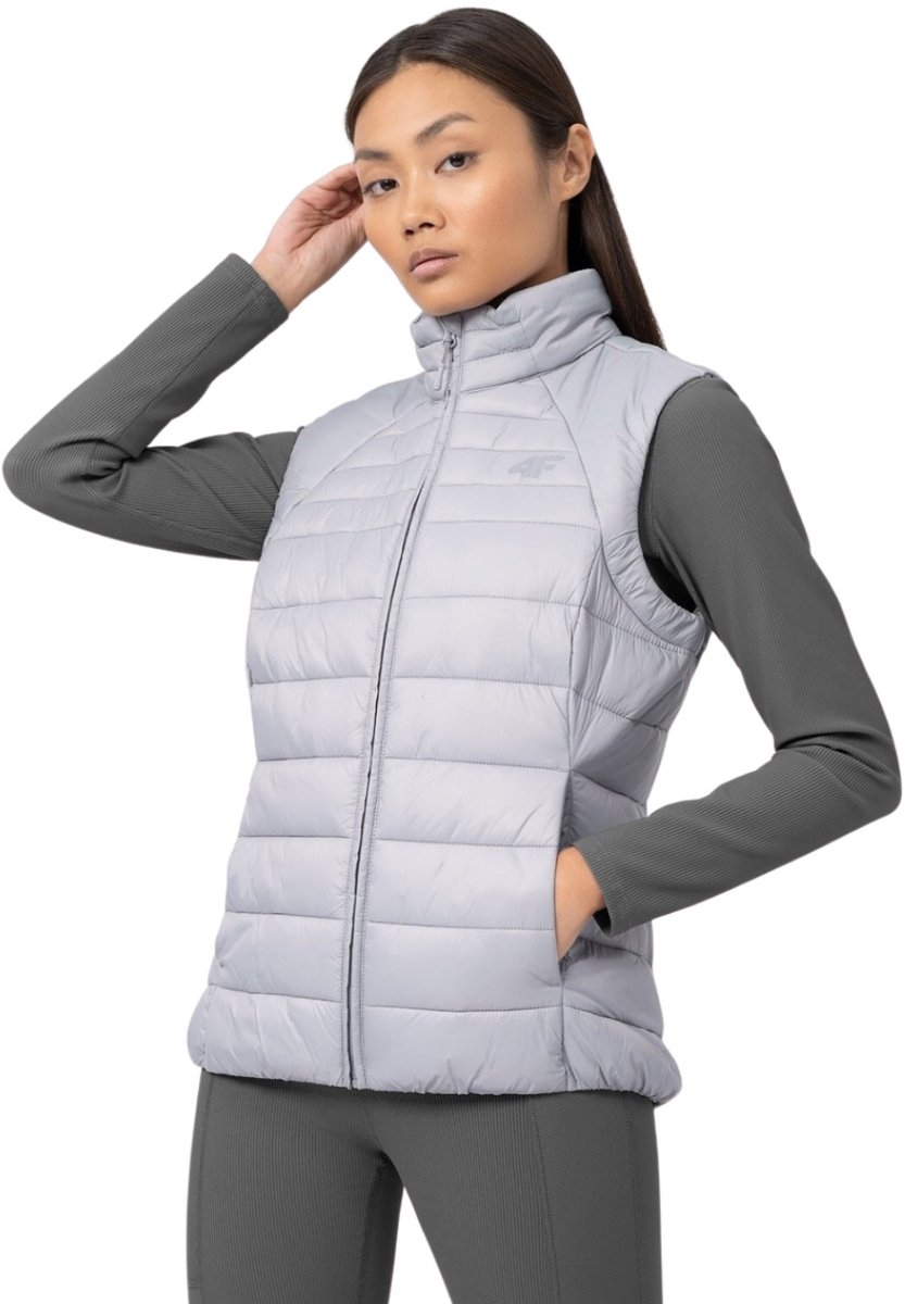 4F Vest Dames Lichtgrijs - Maat S