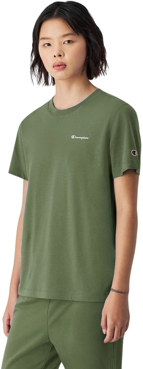 Champion T-shirt Dames SS Tee Groen