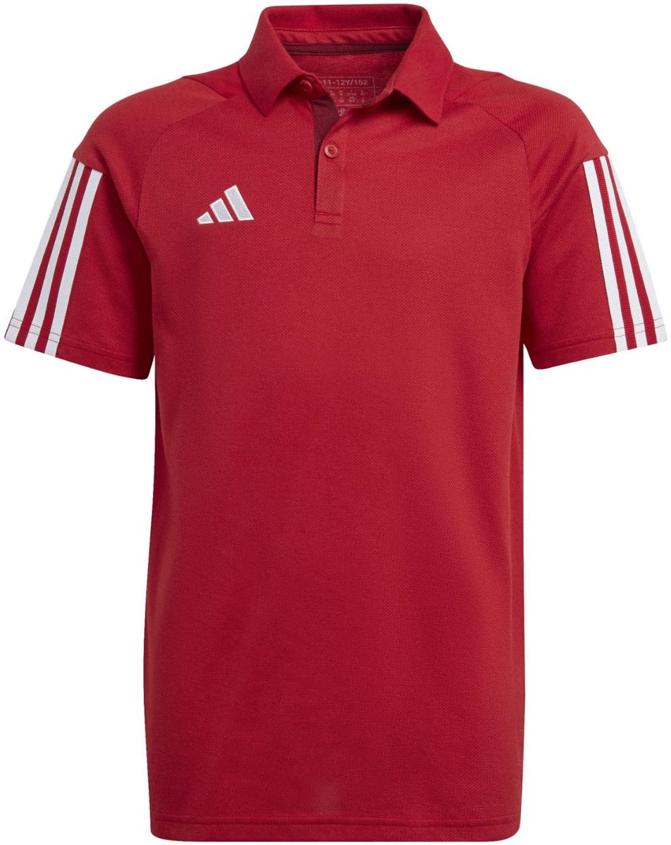 adidas T-shirt Kinderen Tiro 23 Competition Cotton Poloshirt Rood - Maat 128cm