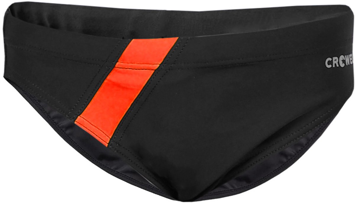 Crowell Zwembroek Jongens Oscar kol.01 Zwart-Oranje - Maat 116cm